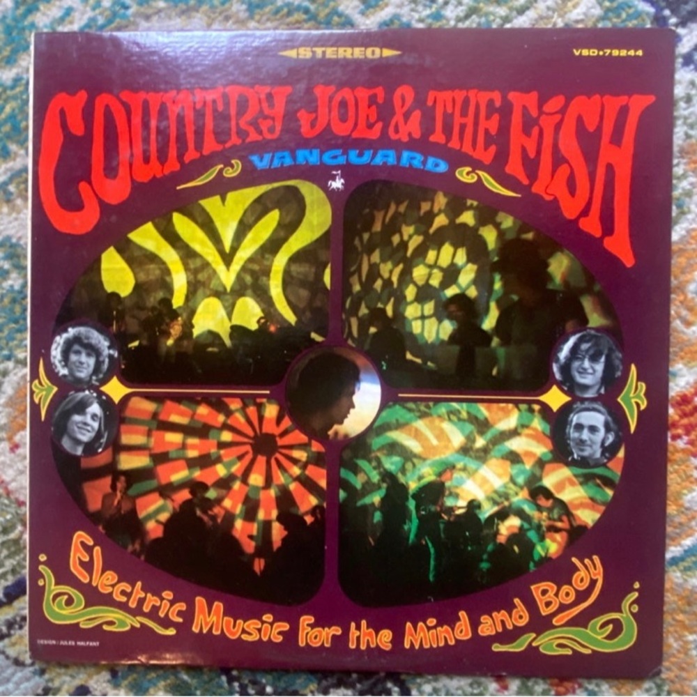 Country Joe and the Fish Electric Music for the Mind and Body VG+ VG+  VSD 79244